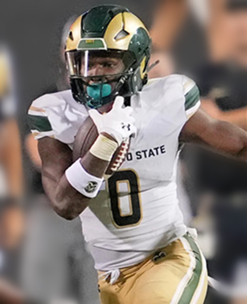 Mens Youth Colorado State Rams  #0 Kobe Johnson 2025 White College Football Game Jersey