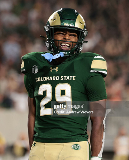 Mens Youth Colorado State Rams  #29 Justin Marshall 2025 Green College Football Game Jersey