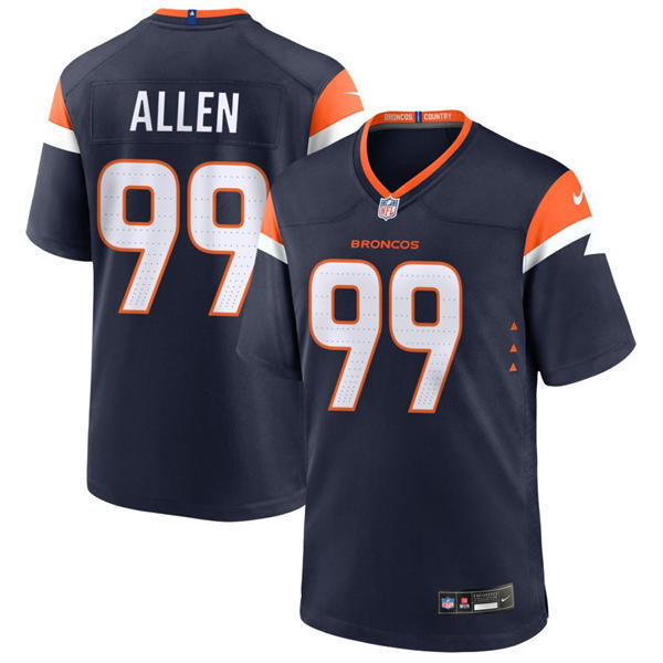 Mens Denver Broncos #99 Zach Allen Nike Navy Alternate Vapor F.U.S.E. Limited Player Jersey