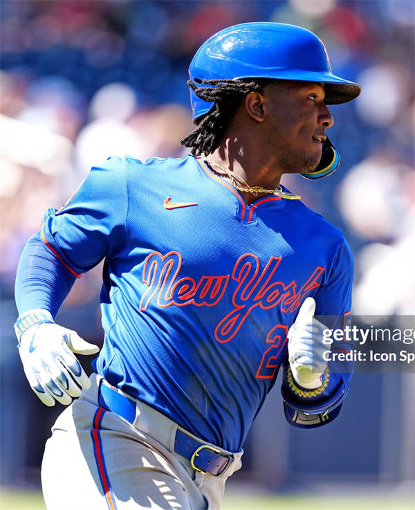 Mens New York Mets #2 Luisangel Acuna Nike 2025 Royal Pullover Alternate 2nd Limited Jersey