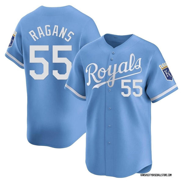Mens Kansas City Royals #55 Cole Ragans Nike Light Blue Alternate Limited Jersey