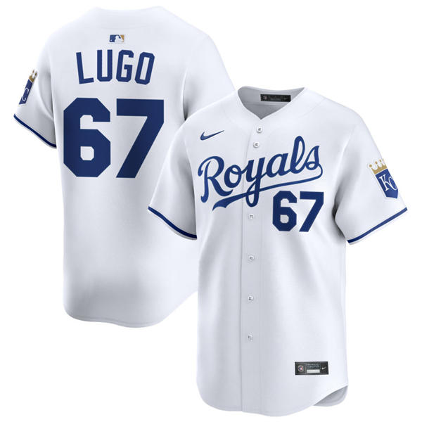 Mens Kansas City Royals #67 Seth Lugo Nike Home White Limited Jersey