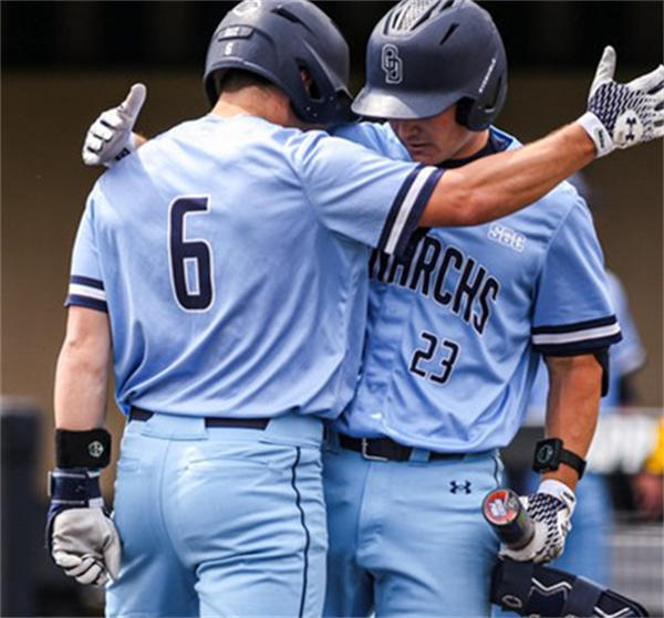 Mens Youth Old Dominion Monarchs Custom 2025 Light Blue SBC Collese Baseball Jersey