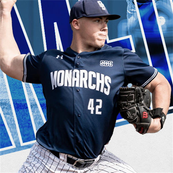 Mens Youth Old Dominion Monarchs Custom 2025 Navy SBC Collese Baseball Jersey