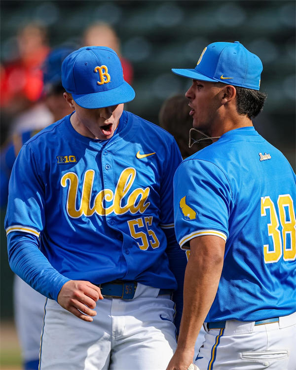 Men's Youth UCLA Bruins Custom Nike 2025 Royal BIG Ten College Baseball Game Jersey