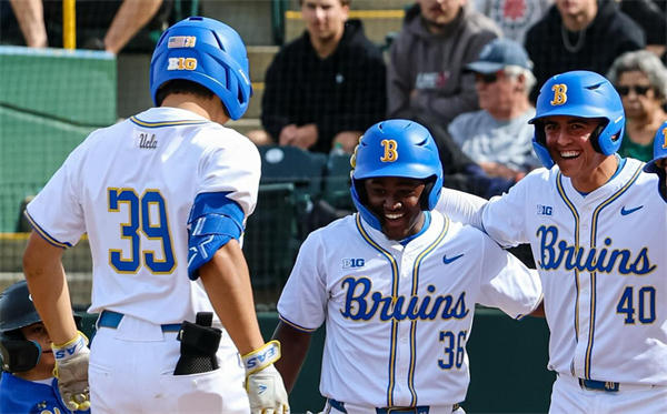 Men's Youth UCLA Bruins Custom Nike 2025 White BIG Ten College Baseball Game Jersey 