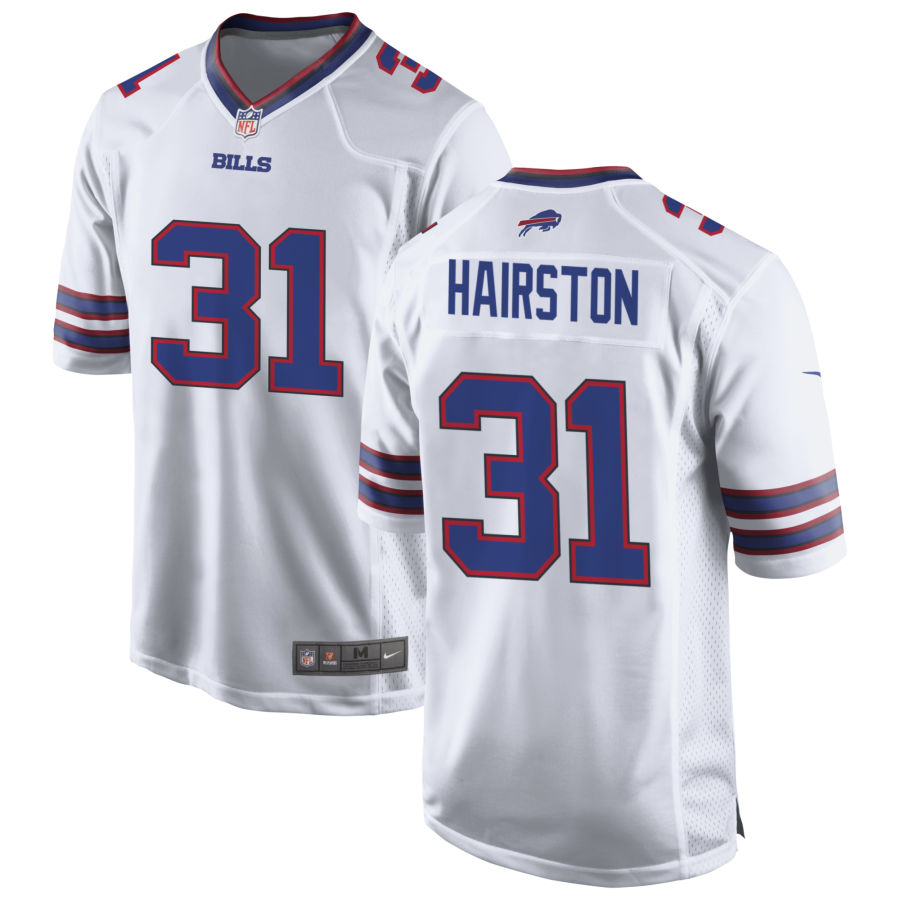 Mens Buffalo Bills #31 Maxwell Hairston Nike White Vapor F.U.S.E. Limited Jersey