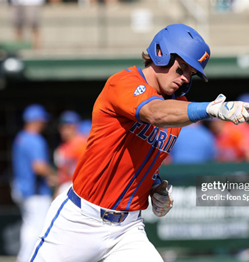 Mens Youth Florida Gators #29 Brody Donay Orange Florida College Baseball Game Jersey