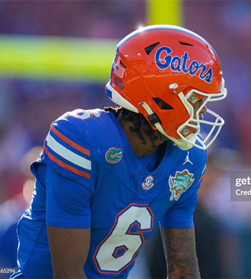 Mens Youth Florida Gators #6 Elijhah Badger Royal College Football Game Jersey