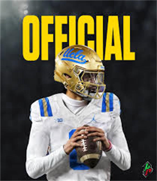 Mens Youth UCLA Bruins #8 Nico Iamaleava 2025 BIG White Football Game Jersey