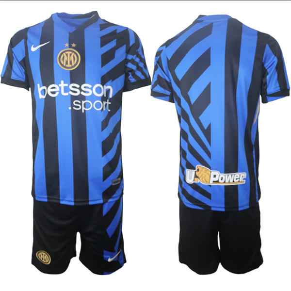 Mens Internazionale 2025 Navy Home Custom Soccer Jersey kit
