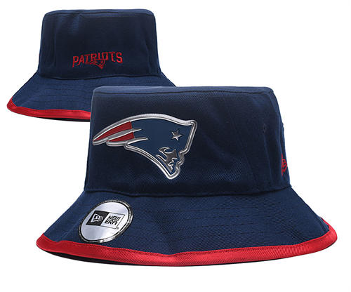 NFL New England Patriots navy  Bucket Snapback Hat YD2503211 (4)