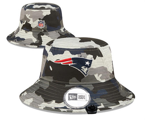 NFL New England Patriots camo Bucket Hat YD2503211 (7)