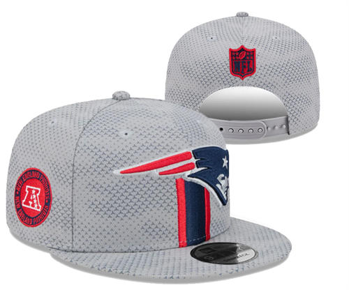 NFL New England Patriots Gray Snapback Hat YD2503211 (12)