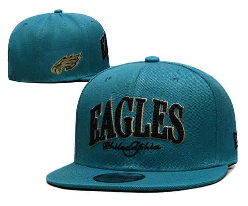 Philadelphia Eagles Green Black Snapback Cap GS2504043 (1)