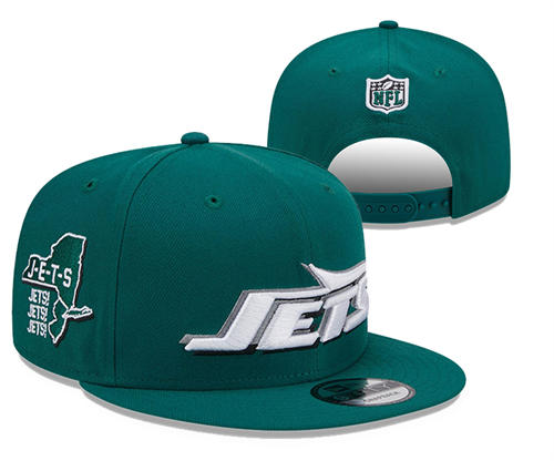 NFL New York Jets green classics throwback Snapback Hat YD2503211 (2)