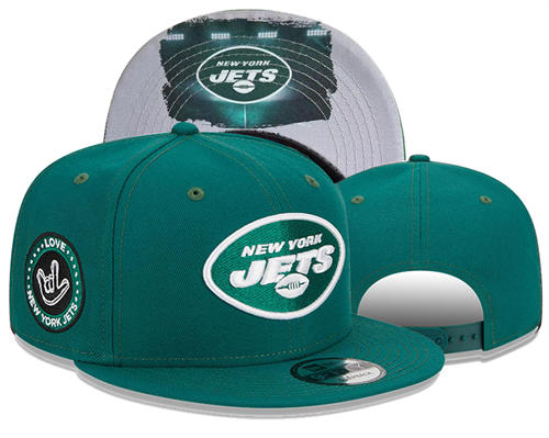 NFL New York Jets green love Snapback Hat YD2503211 (6)