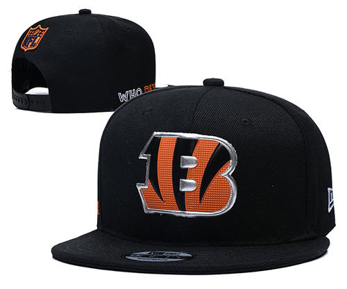 NFL Cincinnati Bengals Black Primary Logo  Snapback Hat YD2503211 (6)