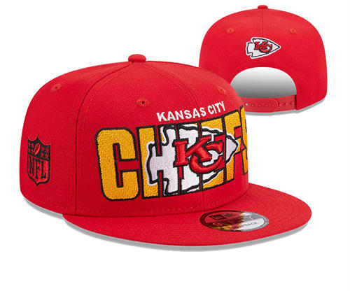 NFL Kansas City Chiefs Red Coloful Snapback Hat YD2503211 (15)