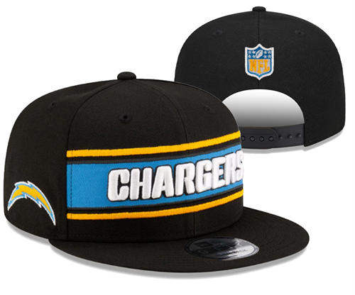 NFL Los Angeles Chargers black classics Snapback Hat YD2503211 (7)