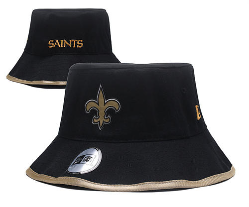 NFL New Orleans Saints black Bucket Hat YD2503211 (3)