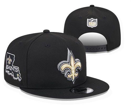 NFL New Orleans Saints black Legacy True embroidered Snapback Hat YD2503211 (4)