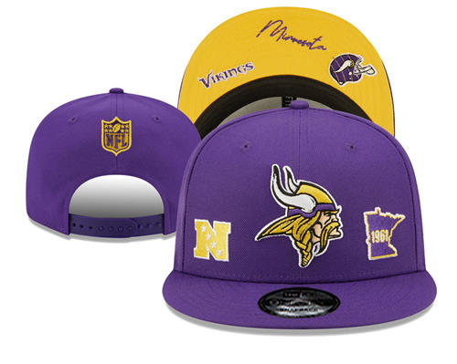 NFL Minnesota Vikings Purple 1961 Anniversary Snapback Hat YD2503211 (7)