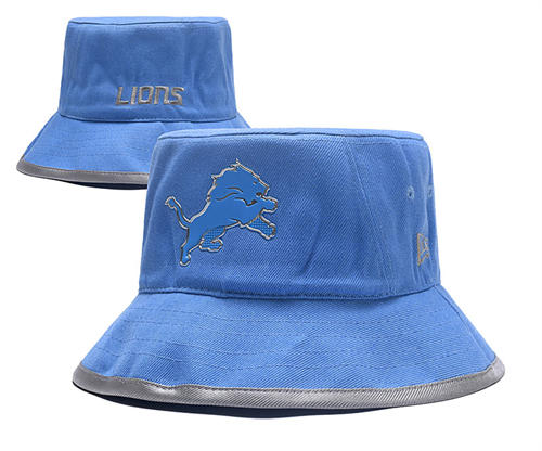 NFL Detroit Lions Blue Bucket Hat YD2503211 (4)