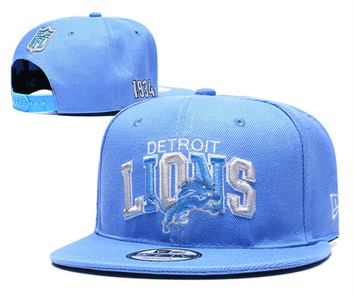 NFL Detroit Lions Blue colorful Snapback Hat YD2503211 (13)