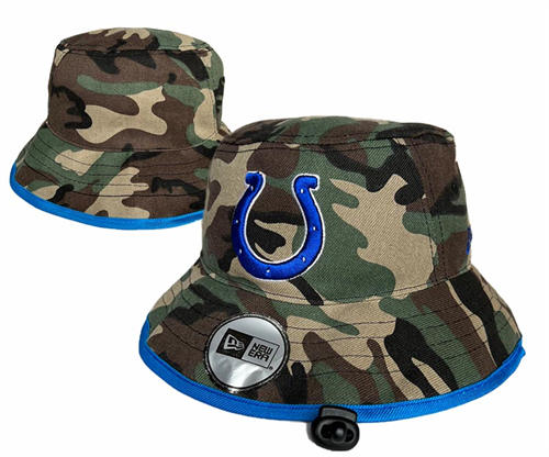 NFL Indianapolis Colts Camo Bucket Hat YD2503211 (6)