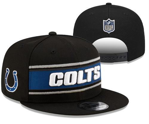 NFL Indianapolis Colts Black Classics Snapback Hat YD2503211 (7)