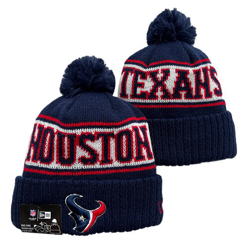 NFL Houston Texans Cuffed Pom Knit Hat YD2503212 (6)
