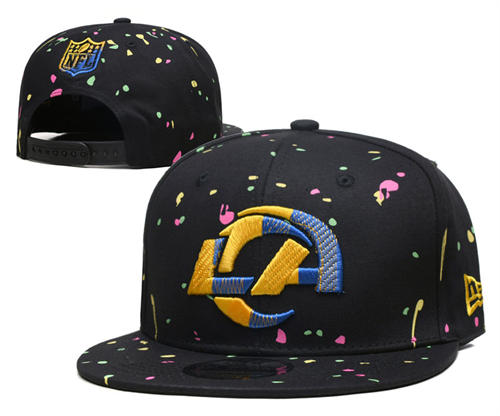 NFL Los Angeles Rams Black starlit sky Snapback Hat YD2503211 (10)