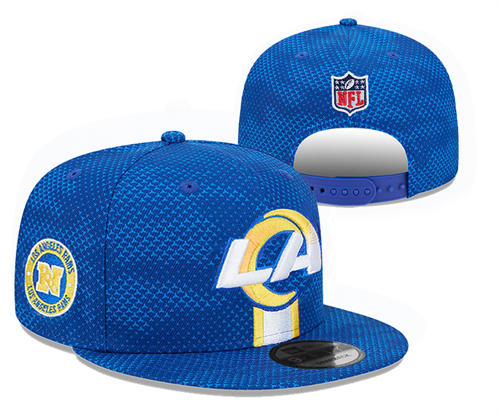 NFL Los Angeles Rams Royal Sideline  Snapback Hat YD2503211 (2)
