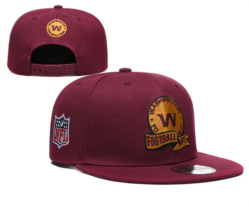 Washington Football Burgundy Snapback Hat GS2504043 (4)