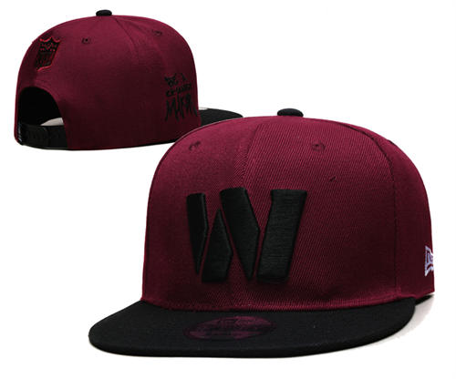 Washington Commanders Burgundy Black Primary Logo Snapback Hat GS2504043 (5)