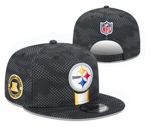 NFL Pittsburgh Steelers SMOKEY GREY sideline Snapback Hat YD2503211 (9)