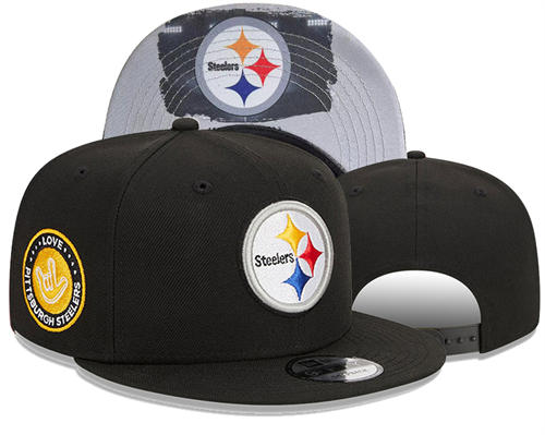 NFL Pittsburgh Steelers black love Snapback Hat YD2503211 (12)