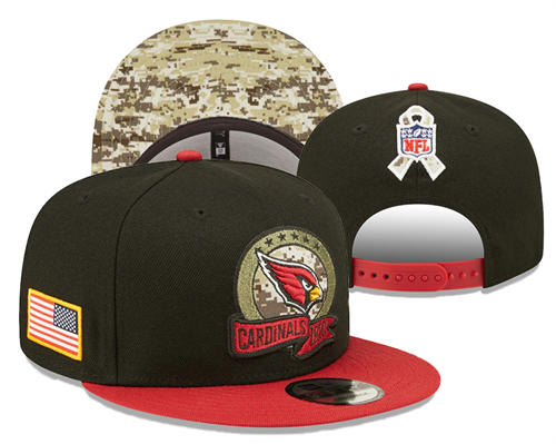 NFL Arizona Cardinals red black camo Snapback Hat YD2503211 (8)