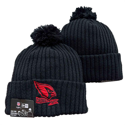 NFL Arizona Cardinals black NFC Cuffed Pom Knit Hat YD2503212 (6)