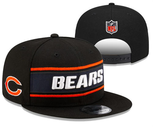 NFL Chicago Bears Black Classics Snapback Hat YD2503211 (6)