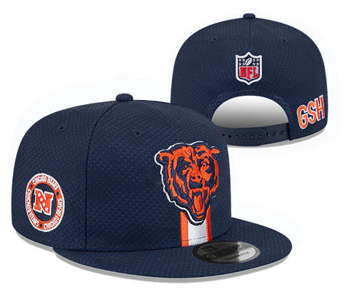 NFL Chicago Bears navy NFC Snapback Hat YD2503211 (3)