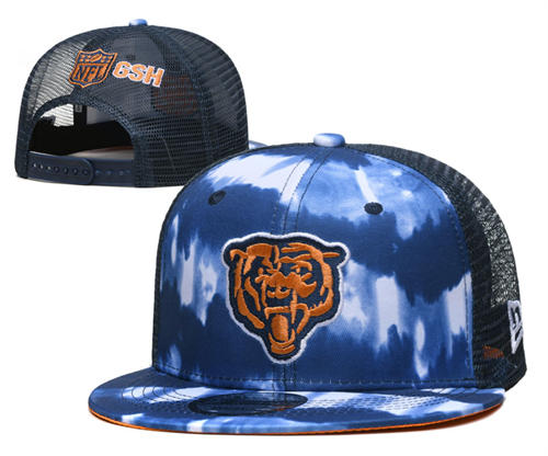 NFL Chicago Bears navy colorful GSH Snapback Hat YD2503211 (1)