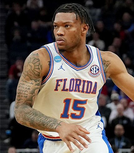 Mens Youth Florida Gators #15 Alijah Martin White Retro Basketball Limited Jersey