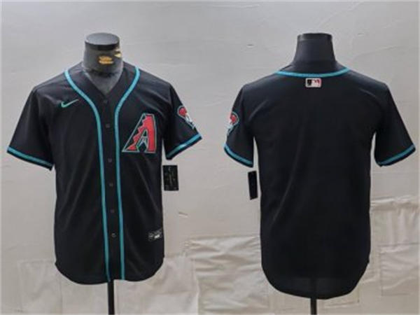 Mens Arizona Diamondbacks Blank Nike Black Alternate Limited Jersey