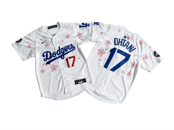 Youth Los Angeles Dodgers #17 Shohei Ohtani Nike 2025 MLB World Tour Tokyo Series Home White Limited Jersey