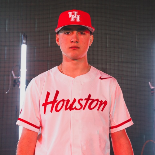 Mens Youth Houston Cougars Blank Baseball Team Jersey white Houston 