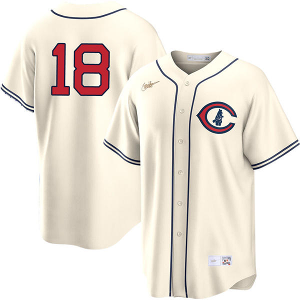 Mens Chicago Cubs #18 Shota Imanaga Cream Field of Dreams Limited Player Jersey