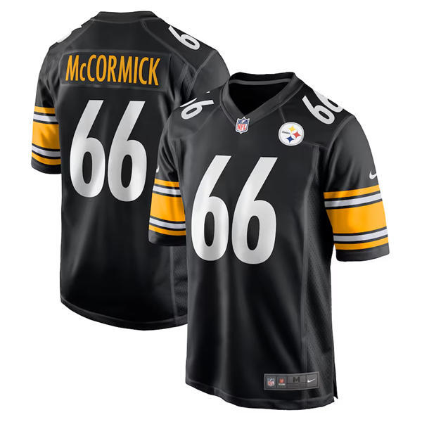 Men's Pittsburgh Steelers #66 Mason McCormick Nike Black Vapor F.U.S.E. Limited Jersey