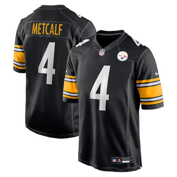 Men's Pittsburgh Steelers #4 DK Metcalf Nike Black Vapor F.U.S.E. Limited Jersey